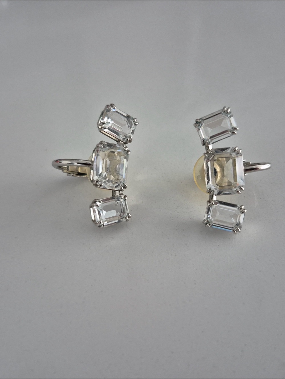 Swarovski Millenia Clear Crystal Clip-On Earrings